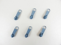 Zipper - long model "Holiday" 3 mm light gray