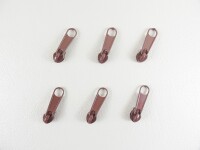 Zipper - long model "Holiday" 3 mm brown