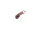 Zipper - long model "Holiday" 3 mm brown