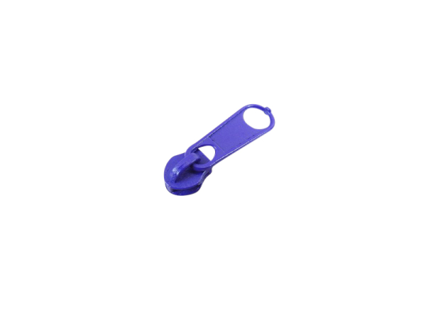 Zipper - long model "Holiday" 3 mm purple