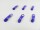 Zipper - long model "Holiday" 3 mm purple