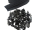 Zipper 3 mm spiral model-short black