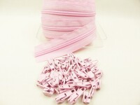 Zipper 3 mm Spirale Modell-kurz rosa