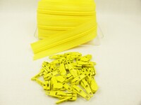 Zipper 3 mm Spirale Modell-kurz gelb