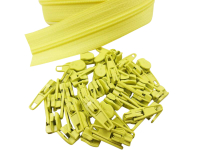 Zipper 3 mm Spirale Modell-kurz zart-gelb