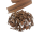 Zipper 3 mm spiral model-short nut brown