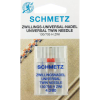 SCHMETZ - Zwillings-Universal-Nadel  4,0 / 80 / Flachkolben