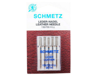 SCHMETZ - 5 leather needles size 90 / 14 flat piston