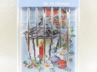 6 Sticknadeln Modell "Needlebox" 60 mm ohne Spitze