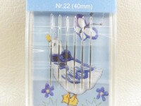 6 Sticknadeln Modell "Needlebox" 40 mm mit Spitze