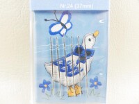 6 Sticknadeln Modell "Needlebox" 37 mm mit Spitze