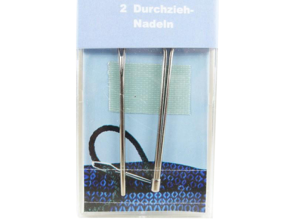 2 pull-through needles in the box