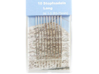 10er Pack Stopfnadeln Lang 63-75 mm