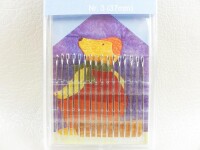 16 sewing needles in half length 37 mm