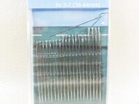 20 sewing needles in length 38-44 mm