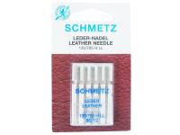 SCHMETZ - 5 Ledernadeln Stärke 80 / 12 Flachkolben