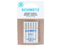 SCHMETZ - 5 Jersey-Nadeln Stärke 80/12 Flachkolben