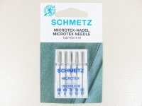 SCHMETZ - 5 Microtex-Nadeln Stärke 60-80 (Combi) Flachkolben