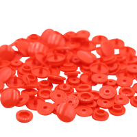 Original Kam-Snap press fasteners 25 pieces light red