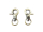 Scissor snap hook model "little" - round antique brass