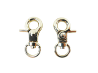 Scissor snap hook model "little" - round gold