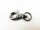 Scherenkarabinerhaken Modell "little" - rund platinium