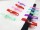 Fabric clips - L - jumbo / Wonder Clips 20 pieces +1 free / colorful mix 56 x12 mm