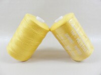 Sewing thread "Sera" 100% polyester / 1000 yd. / strength 120 rapeseed yellow