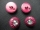 Rhinestone buttons burgundy violet