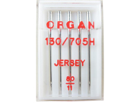 ORGAN - 5 jersey needles size 80 - flat piston