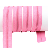 Endless zippers loose - per meter - spiral (5mm) strong pink