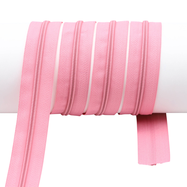 Endless zippers loose - per meter - spiral (5mm) old pink