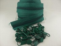Zipper 5 mm Spirale tannengrün