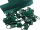 Zipper 5 mm spiral fir green