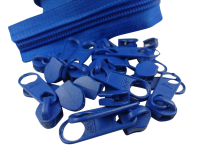 Zipper 5 mm spiral royal blue