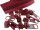 Zipper 5 mm spiral burgundy red
