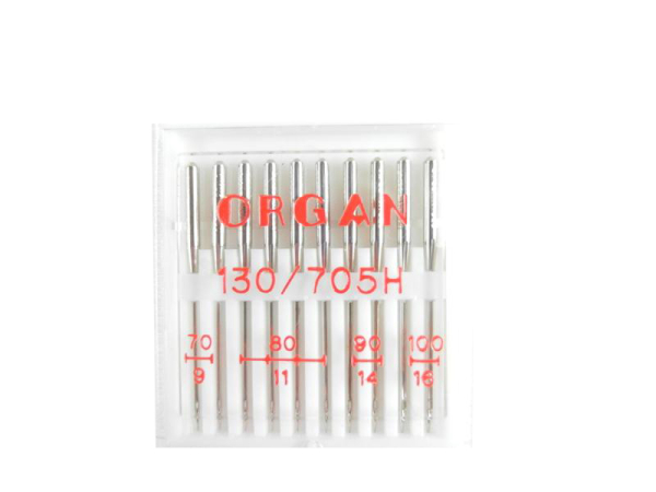 ORGAN - 10 universal combination needles size 70-100/flat piston