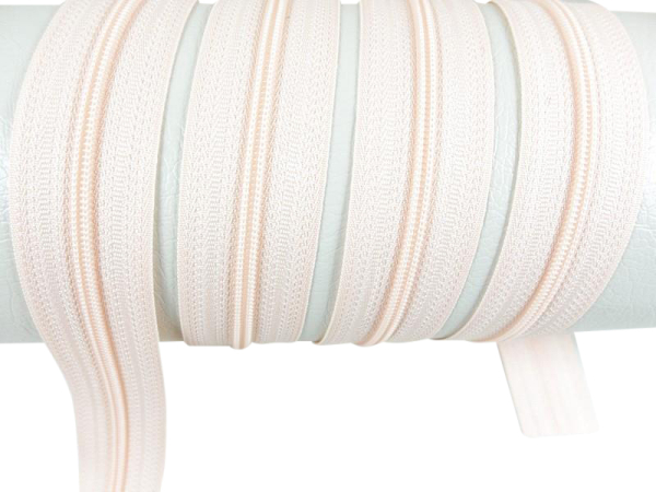 Endless zippers loose - per meter - spiral (3mm) salmon