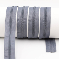 Endless zippers loose - per meter - spiral (3mm) medium gray