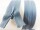 Seam-covered zippers - 60 cm - dark gray
