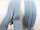 Seam-covered zippers - 60 cm - medium gray