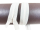 Seam-covered zippers - 60 cm - cream