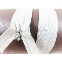 Nahtverdeckte - Reißverschlüsse - 60 cm - helllgrau