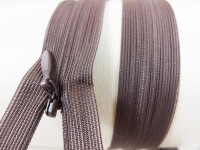 Nahtverdeckte - Reißverschlüsse - 60 cm - braun