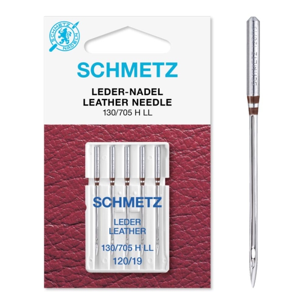 SCHMETZ - 5 leather needles size 120/19