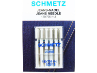 SCHMETZ - 5 Jeansnadeln Stärke 100/16 Flachkolben