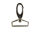 Carabiner hook for bags - model "Original-Arti" 32 mm / silver