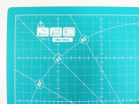 OLFA - 360° rotating cutting mat - model "RM-30X30" (30 x 30 cm) green