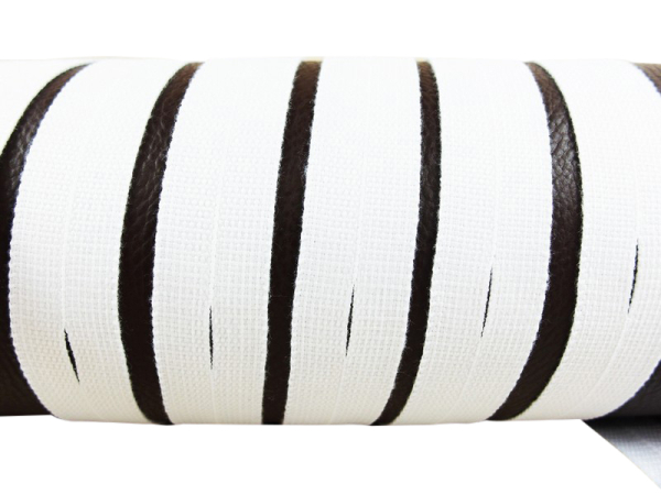 BUTTONHOLE BAND Perforated tape - 3 meters long / 20 mm white - top quality