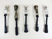 Zipper/slider pendant 5 pieces model "BANDO" ergonomic approx. 65 mm